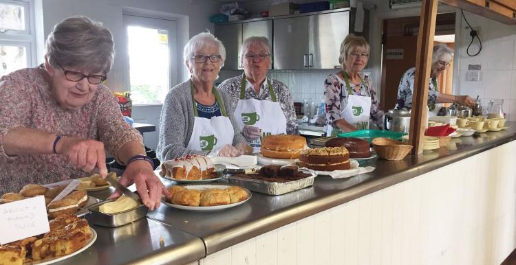 Women at the Boughton Monchelsea Women Insutute's Community Coffee Morning