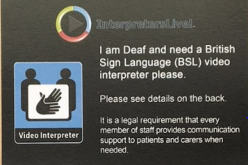 Interpreters for Deaf people in East Kent