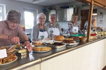 Women at the Boughton Monchelsea Women Insutute's Community Coffee Morning