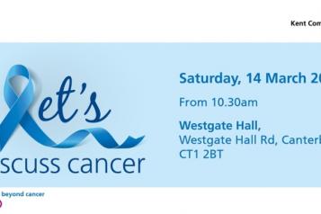'Let's discuss cancer' event banner