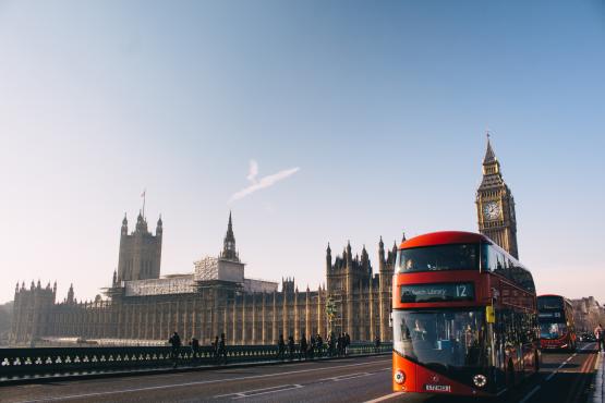 Houses of parliament on a sunny day