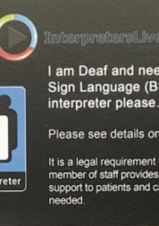 Interpreters for Deaf people in East Kent