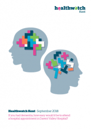 Report cover to the dementia report. The illustration is of two head with tetris blocks inside of them. One is dishevelled and the other is in an order. 